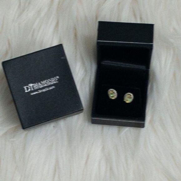 Diamond International Citrine & Diamond Earrings - Picture 4 of 4